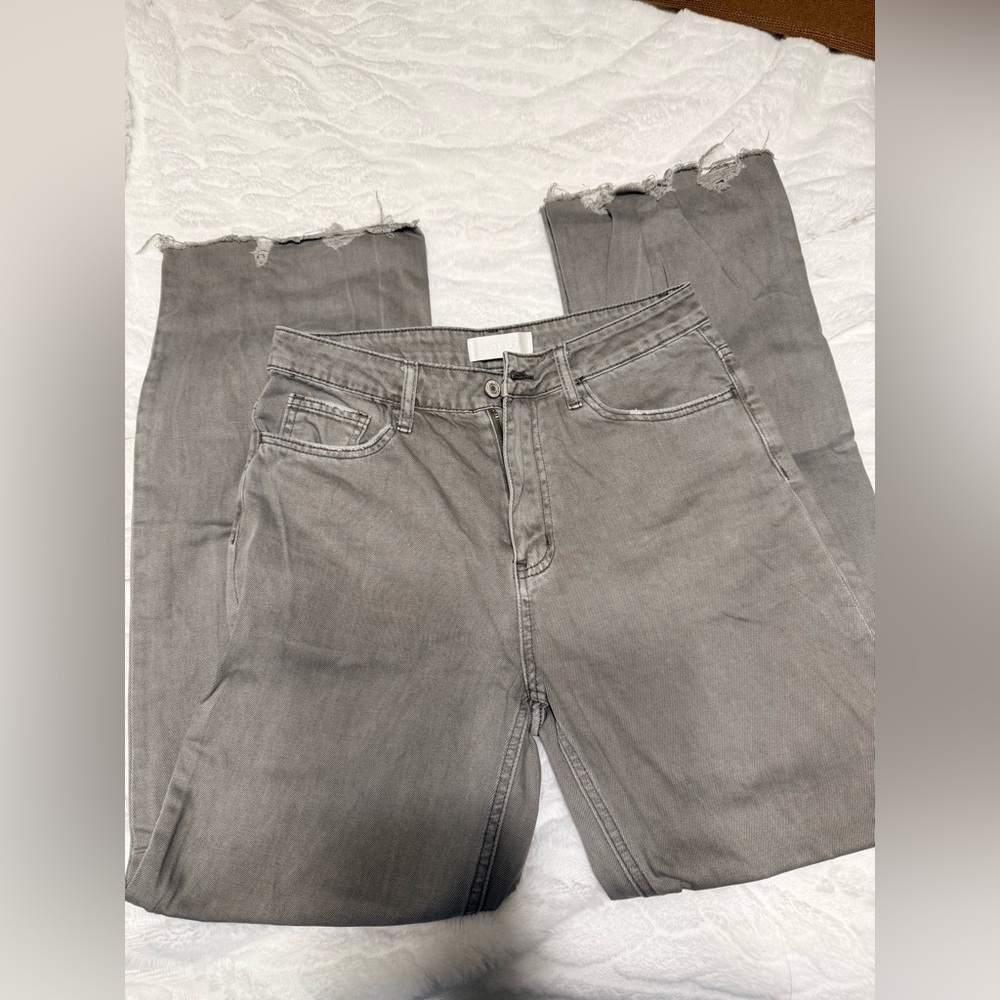 Chic Gray Flare & Wide Leg Jeans